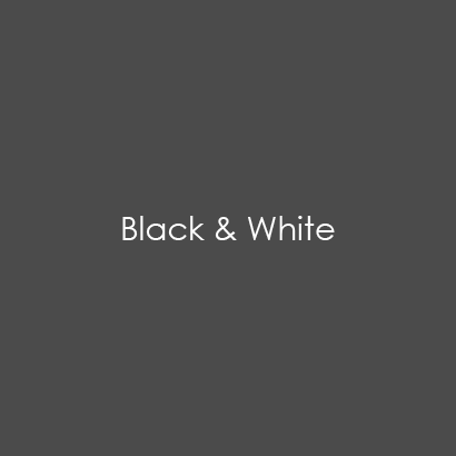 black and white